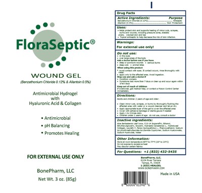 3oz Tube Label (Floraseptic Hydrogel Label)